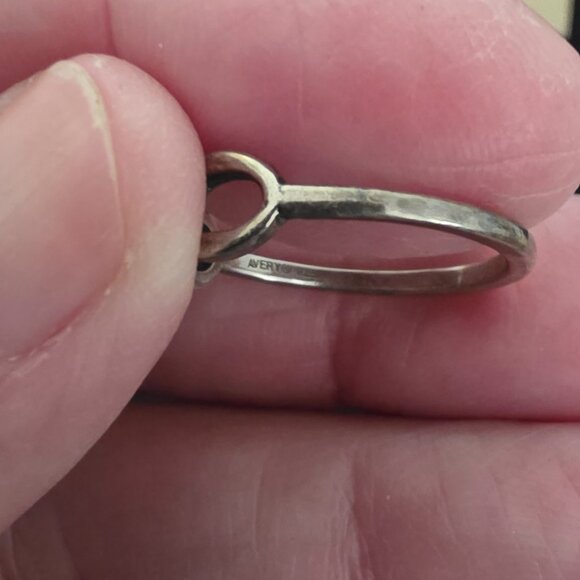 Item # JA139 James Avery Retired Infinity ring size 7 - Picture 4 of 4